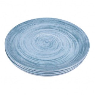 1 - Set van 4 onbreekbare, BPA-vrije melamine campingborden voor campers en bestelwagens